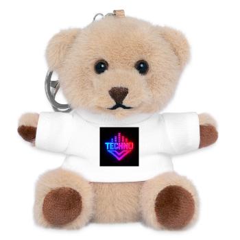 7DCA7929-DAAC-4294-B537-9254907F7B70 - Porte-clés ourson - blanc - Devant