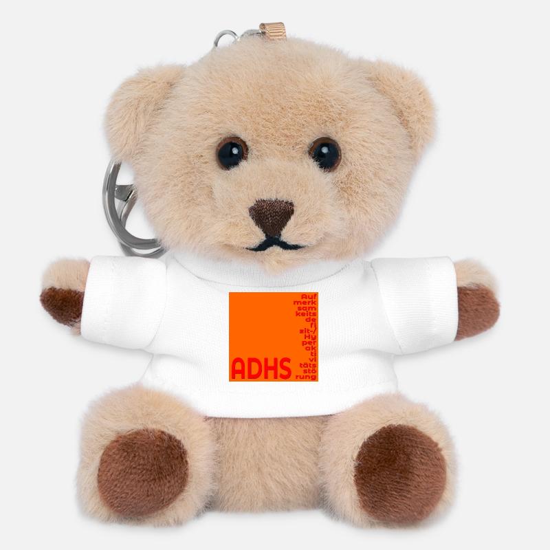 ADHD'S FOCUS CONCENTRATION - Teddy Keyring - white