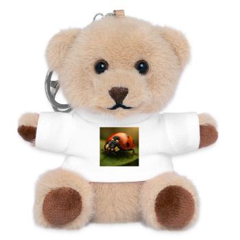 Animals - Ladybug - Teddy Keyring - white - Front