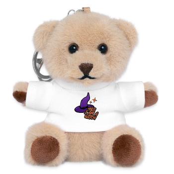 Hexenhut – Yes I Am a Witch - Teddy Schlüsselanhänger - Weiß - Vorne