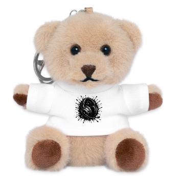 Mic on, Game on, Team Talk ready, World off - Teddy Schlüsselanhänger - Weiß - Vorne