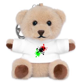 Klacks - Teddy Schlüsselanhänger - Weiß - Vorne