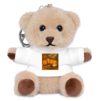 Syrniki Cousins - Teddy Keyring - white - Front