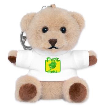 Kleiner Kohl - Teddy Schlüsselanhänger - Weiß - Vorne