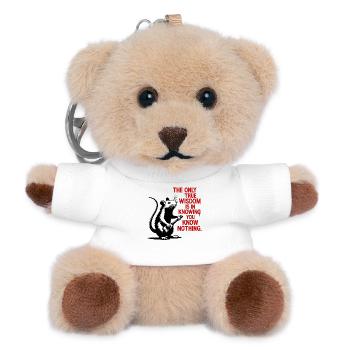 Rat of Knowledge: Nothing Known - Teddy Keyring - white - Front