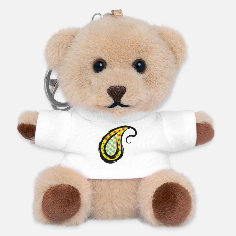 Orientalisches Symbol - Teddy Schlüsselanhänger - Weiß