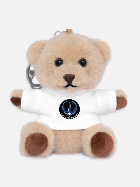 Minnesota Rebellion Loon - Teddy Keyring - white
