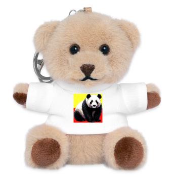 Panda - Teddy Schlüsselanhänger - Weiß - Vorne