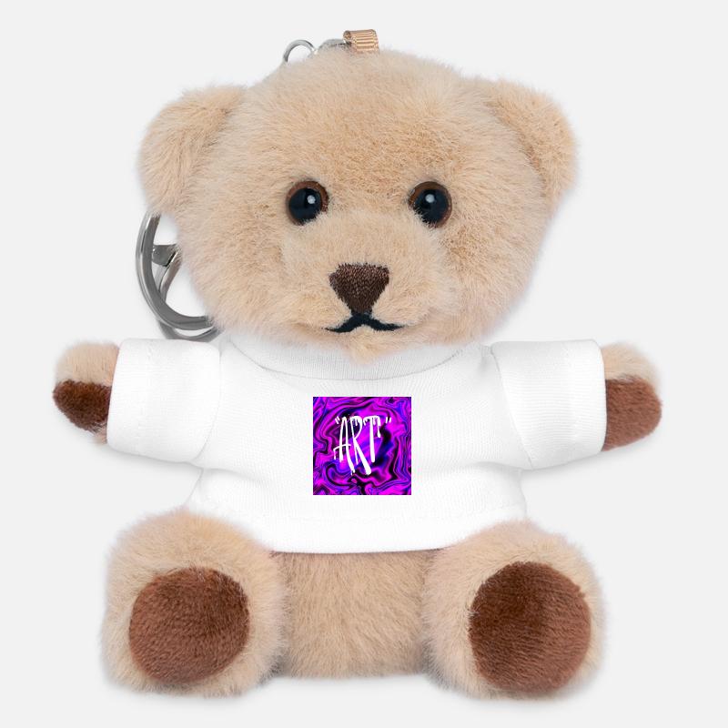 Illusionskunst - Teddy Schlüsselanhänger - Weiß