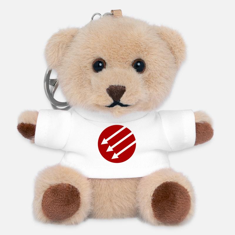 Iron Front / Eiserne Front / Järnfronten - Teddy Schlüsselanhänger - Weiß