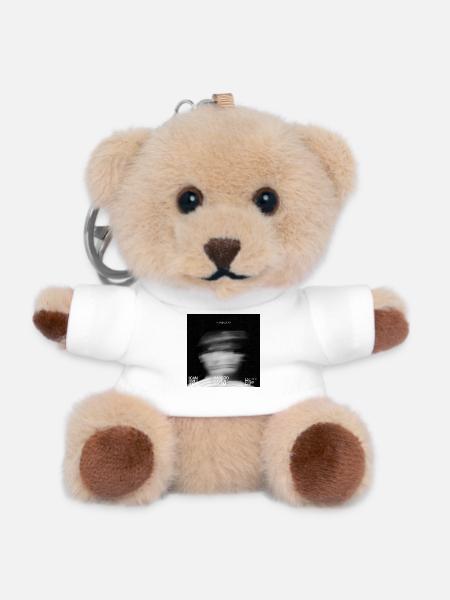 Do it. Motivationwear - Teddy Keyring - white