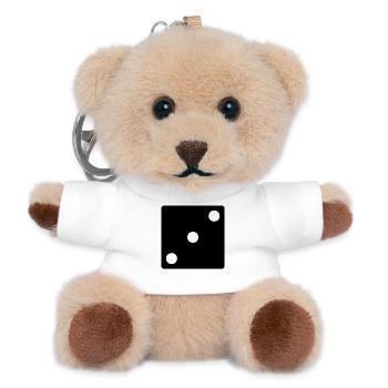 Das Spiel sagt - Teddy Schlüsselanhänger - Weiß - Vorne