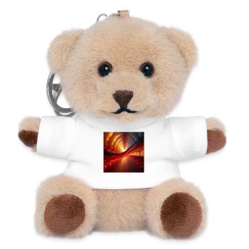 Flaggen Deutschland - Teddy Schlüsselanhänger - Weiß - Vorne