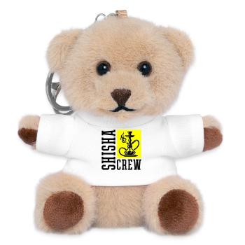 Shisha Crew - Teddy Keyring - white - Front