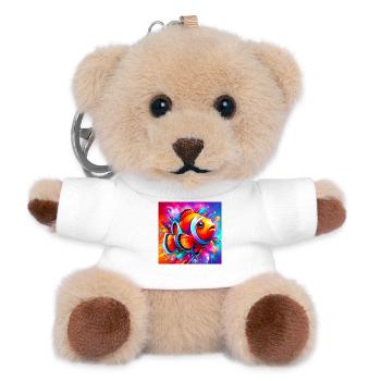Clownfisch - Teddy Schlüsselanhänger - Weiß - Vorne