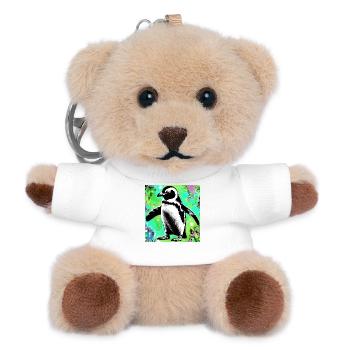 penguin - Teddy Keyring - white - Front