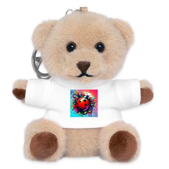 ladybird - Teddy Keyring - white - Front