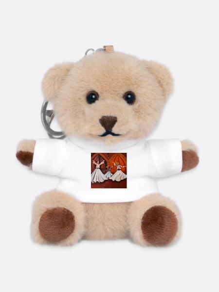 Sema - Der mystische Lichttanz - Teddy Schlüsselanhänger - Weiß