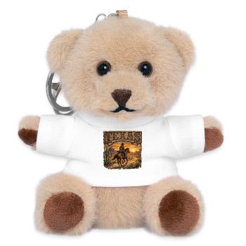 Texan Sunset Rider - Teddy Keyring - white - Front