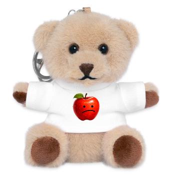 Fruit policy - Apple - Teddy Keyring - white - Front