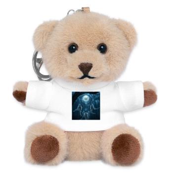 Dream Catcher Night Talisman - Dark Fantasy - Teddy Keyring - white - Front