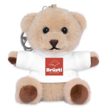 Brüsti Alp Catarina Logo - Teddy Schlüsselanhänger - Weiß - Vorne