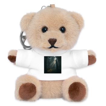 Heiliger Hain – Strahlen im Dunklen Wald - Teddy Schlüsselanhänger - Weiß - Vorne