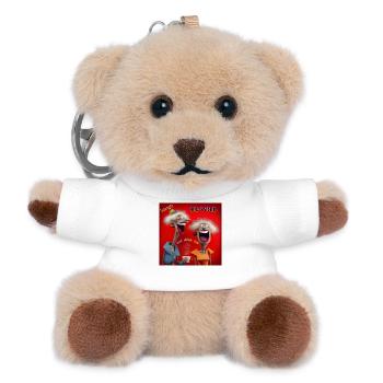 Be Wild Laugh Duo - Porte-clés ourson - blanc - Devant
