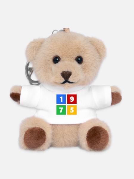 1975 - Teddy Schlüsselanhänger - Weiß