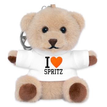 I Love Spritz  - Teddy Schlüsselanhänger - Weiß - Vorne