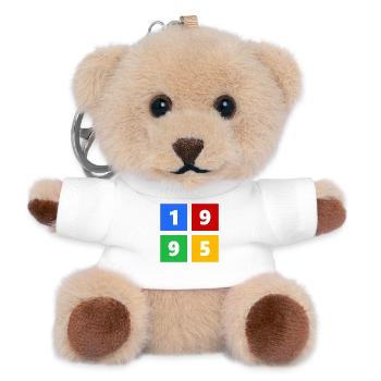1995 - Teddy Schlüsselanhänger - Weiß - Vorne
