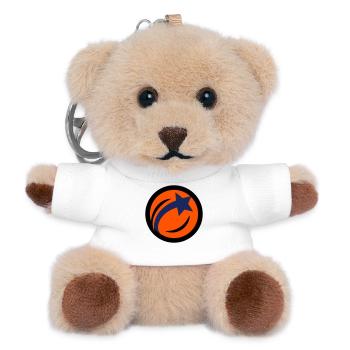 Table tennis ball star table tennis club logo - Teddy Keyring - white - Front