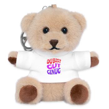 Du Bist Gut Genug Meme Humor - Teddy Schlüsselanhänger - Weiß - Vorne