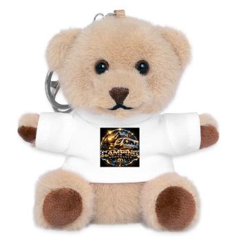 New campers 2.0 - Teddy Schlüsselanhänger - Weiß - Vorne