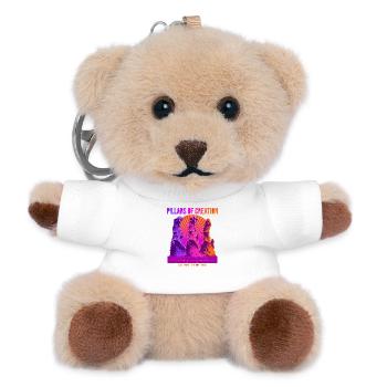 SÄULEN DER SCHÖPFUNG - Space M16 Adlernebel - Teddy Schlüsselanhänger - Weiß - Vorne