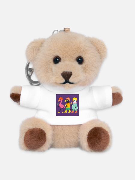 Vaakku und seine Freunde - Teddy Schlüsselanhänger - Weiß