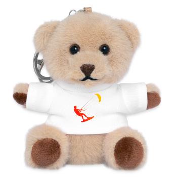 Die Wassersportler und Kitesurfing passen zusammen - Teddy Schlüsselanhänger - Weiß - Vorne