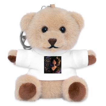 Sei deine eigene Magie – Mondin Portrait - Teddy Schlüsselanhänger - Weiß - Vorne