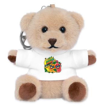 Veggie Wins Obst - Teddy Schlüsselanhänger - Weiß - Vorne