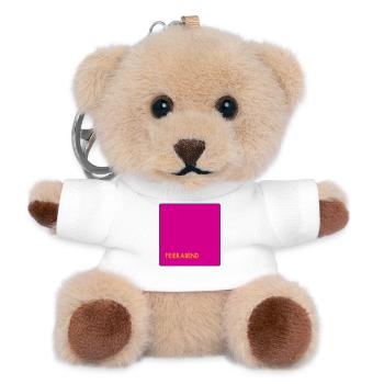 Feierabend - Teddy Schlüsselanhänger - Weiß - Vorne
