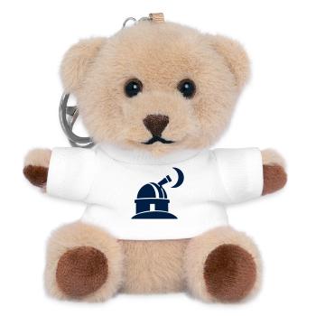 Sternwarte Observatorium Logo - Teddy Schlüsselanhänger - Weiß - Vorne