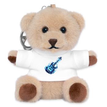 Frostfeuer-Basspuls - Teddy Schlüsselanhänger - Weiß - Vorne