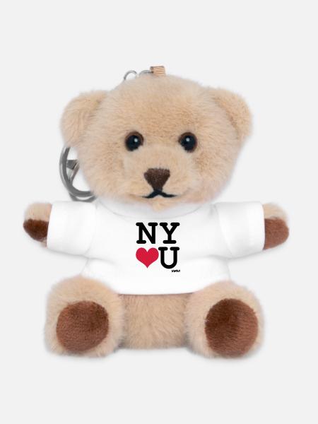 new york loves you by wam - Teddy Keyring - white