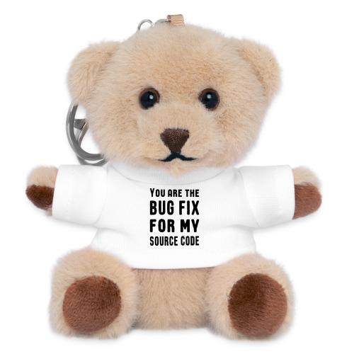 Programmierer Beziehung Liebe Source Code Spruch - Kuscheltier Schlüsselanhänger