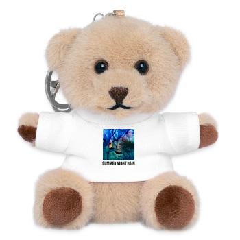Summer Night Rain Wings Drops - Teddy Keyring - white - Front