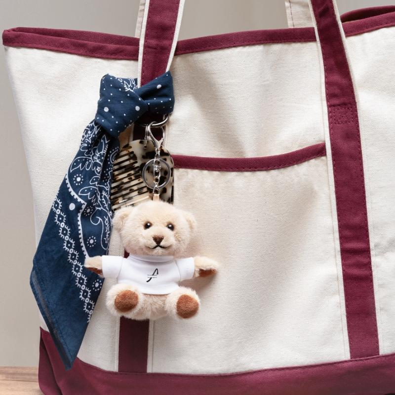 Einbruchslogo Brechstange oder Brechstange Teddy Schlüsselanhänger