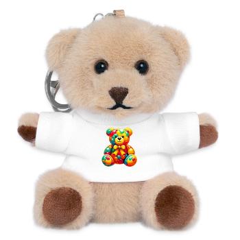Ours - Porte-clés ourson - blanc - Devant