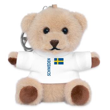 Stockholm - Teddy Keyring - white - Front
