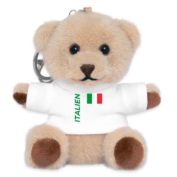3 Peaks - Teddy Keyring - white - Front