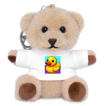 Duckling Duck Duck Duck - Teddy Keyring - white - Front
